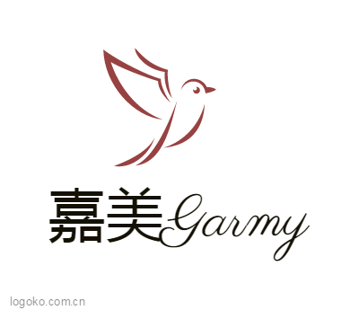 嘉美Garmylogo设计