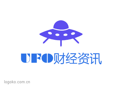 UFO财经资讯logo设计