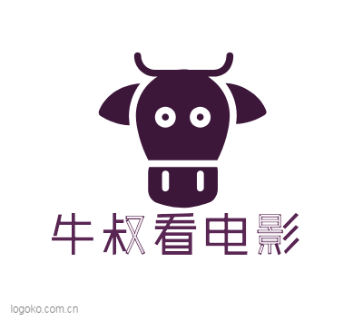 牛叔看电影logo设计