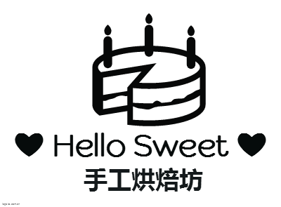 ❤ Hello Sweet ❤logo设计