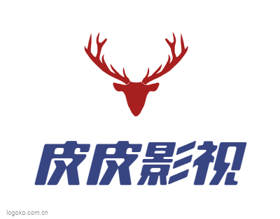 皮皮影视logo设计
