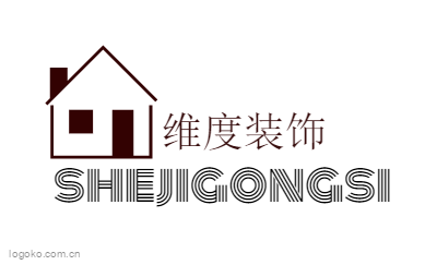 维度装饰logo设计