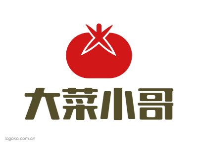 大菜小哥logo设计