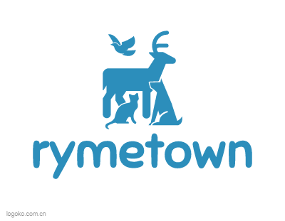 rymetownlogo设计