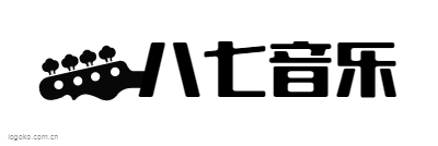 八七音乐logo设计