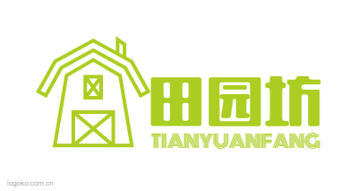 田园坊logo设计