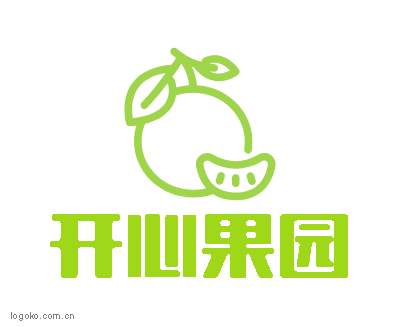 开心果园logo设计