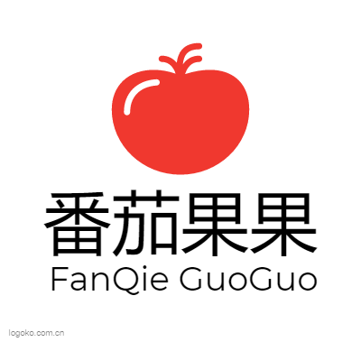 番茄果果logo设计