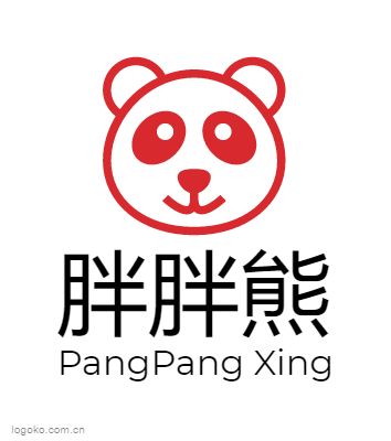 胖胖熊logo设计