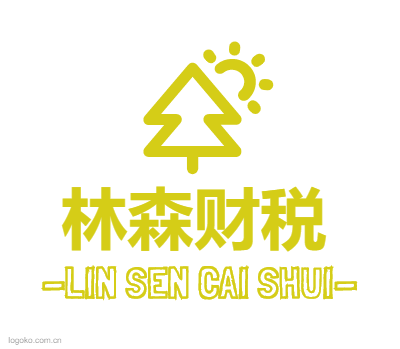 林森财税logo设计