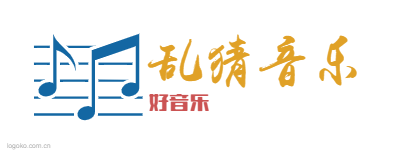 乱猜音乐logo设计