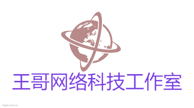 王哥网络科技工作室logo设计