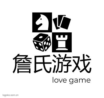 詹氏游戏logo设计