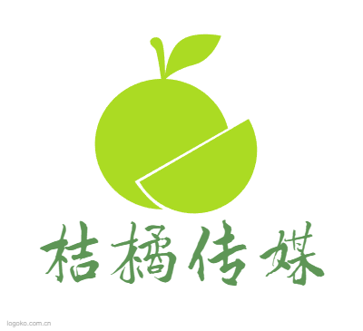 桔橘传媒logo设计