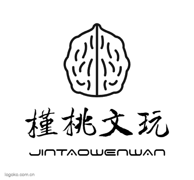 槿桃文玩logo设计