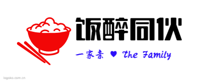 饭醉同伙logo设计