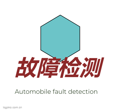 故障检测logo设计