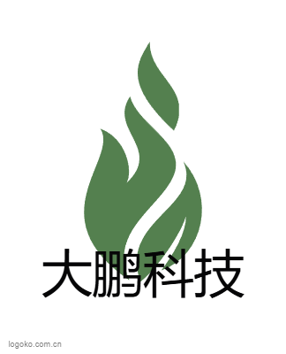 大鹏科技logo设计