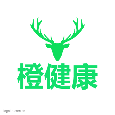 橙健康logo设计