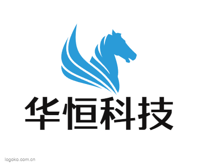 华恒科技logo设计