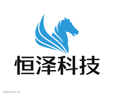 恒泽科技logo设计