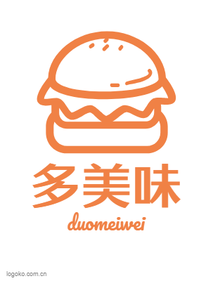 多美味logo设计