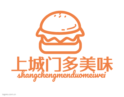 上城门多美味logo设计