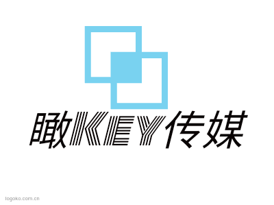 瞰Key传媒logo设计
