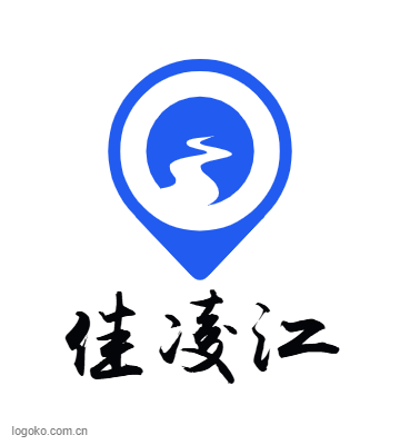 佳凌江logo设计