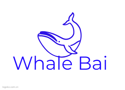 Whale            Bai ﻿logo设计