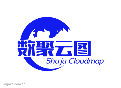 数聚云图logo设计